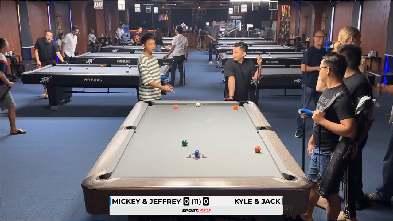 Jack De Luna & Kyle Amoroto 🆚️ Jeffrey De Luna & Mickey Krause | Scotch doubles 10-Ball Money Game