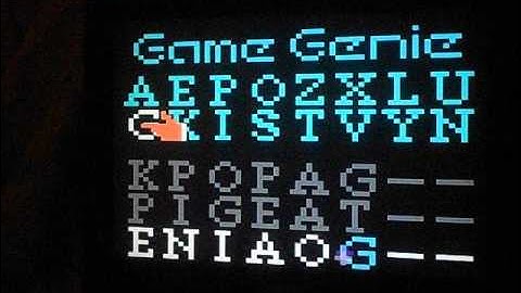 NES GAME GENIE SMB1 BACKGROUND CODES