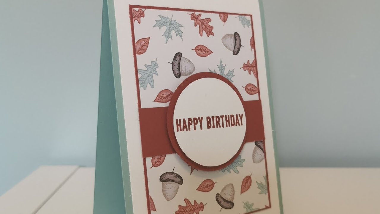 Autumnal Card with Gilded Autumn by Stampin' Up!