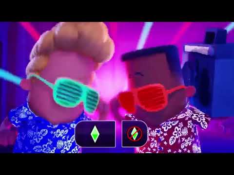 george and harold dancing to geometry dash practice mode song - YouTube