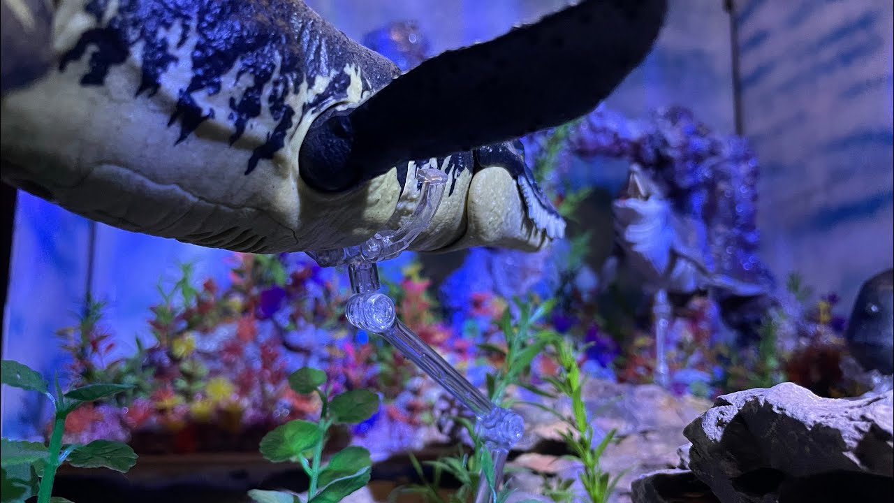 （Bandai Plannosaurus Jurassic World Rebirth） Kronosaurus Meet Mosasaurus Ready To Destroy Submarine