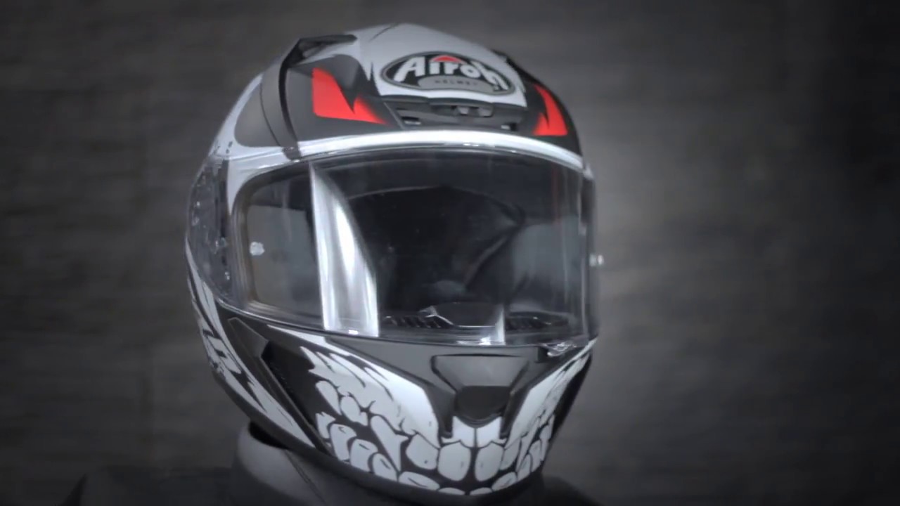 Casco integrale moto Airoh - Valor Bone Matt