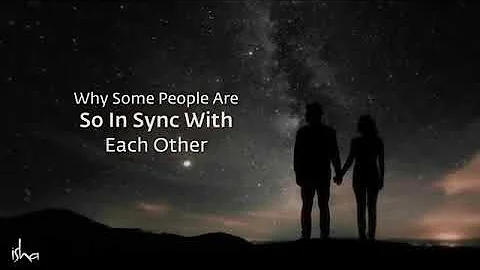 Why some people are so in sync with eachother | Two people thinking eachother #sadhguruwisdom