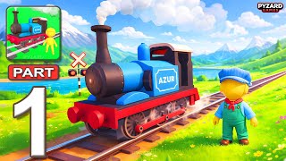 Rail Lands - Gameplay Walkthrough Part 1 - Island Train Adventure (Android, iOS) screenshot 4