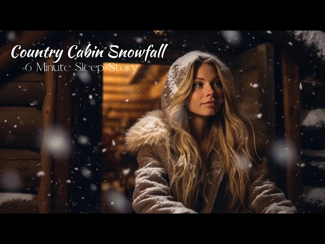 Country Cabin Snowfall - Sleep Story