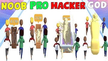 NOOB vs PRO vs HACKER vs GOD in Coffin Run!