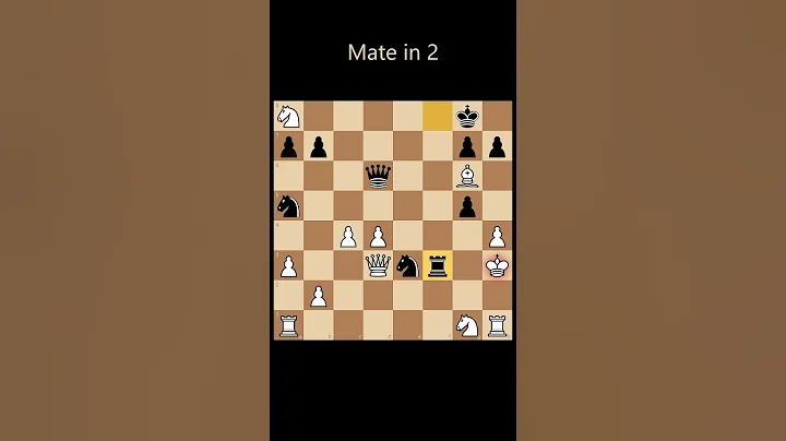 Mate in 2. Can you solve chess puzzle?