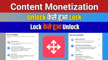 Content Monetization Unlock to Lock Content Monetization Lock to Unlock