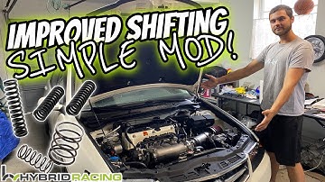Installing Hybrid Racing Detent Springs & Shift Selector Springs (SOLID TSX UPGRADE)