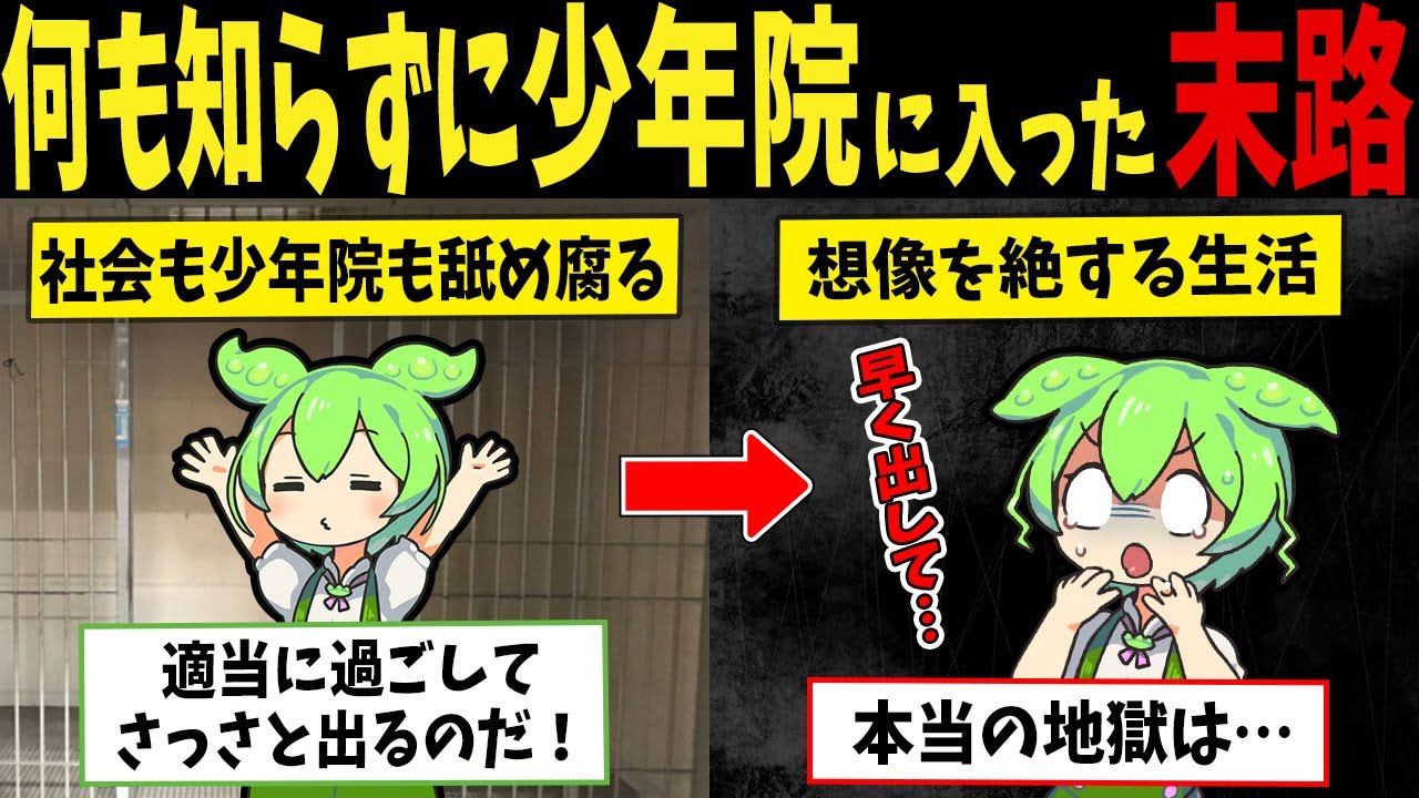 少年院に入った弱気ずんだもんの末路【ずんだもん闇解説】