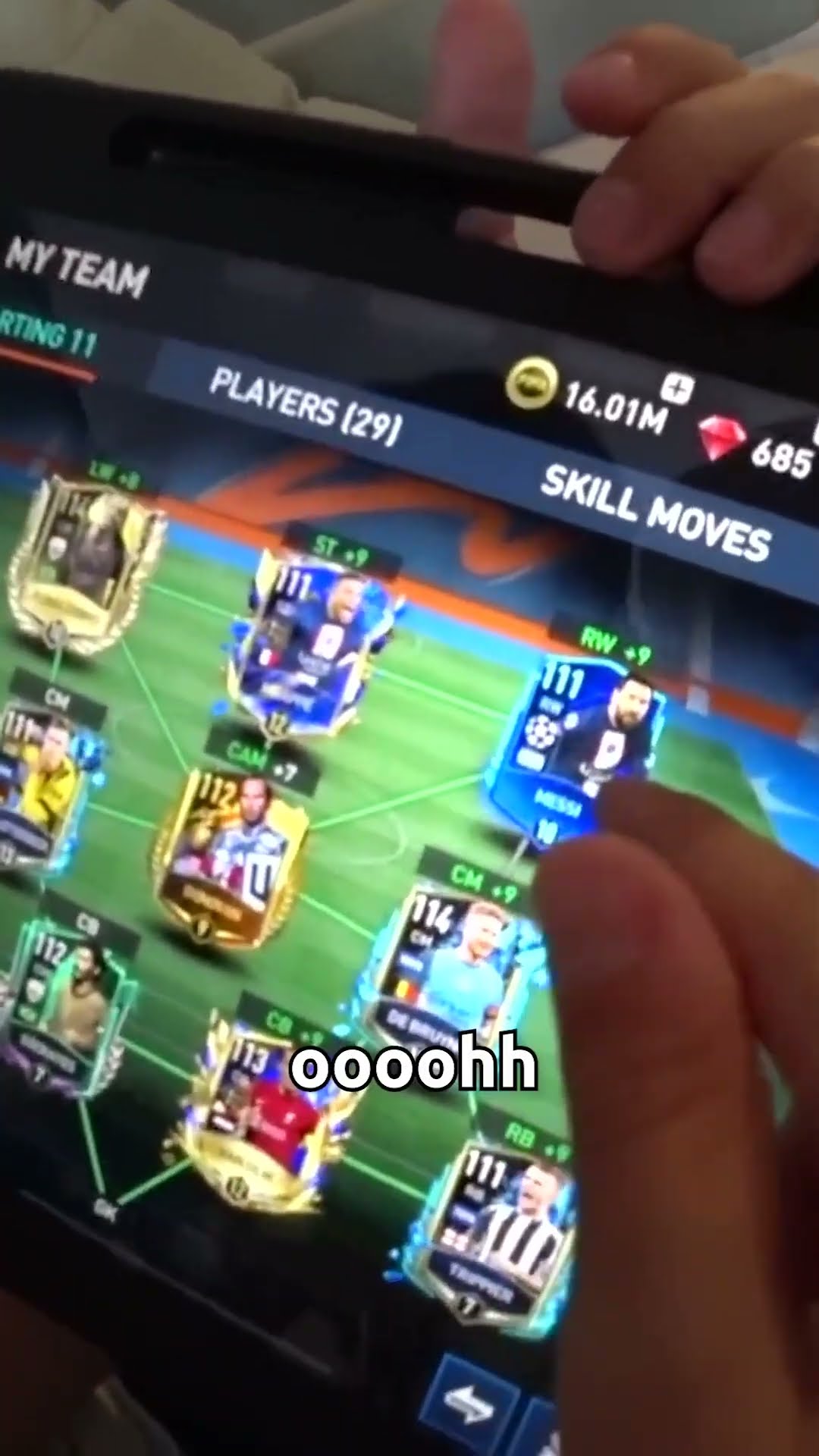 TIME DO MARCOS NO FIFA MOBILE - Brancoala Games #Shorts