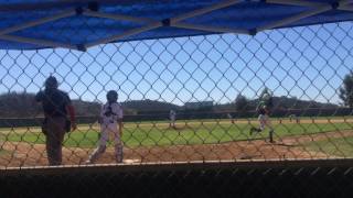 Max Ribble drives in runs despite groin