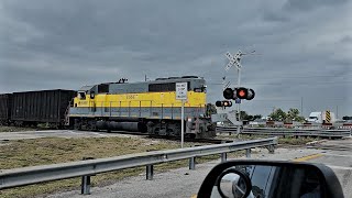 Sugar Cane Train at Accident Railroad Crossing