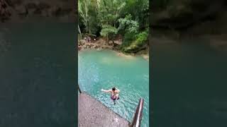 Blue Hole Ocho in Rios Jamaica ? Www.islanddreamtour.com  #shorts