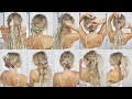 10 EASY CLAW CLIP HAIRSTYLES tutorial 🐙 Medium & Long hairstyles