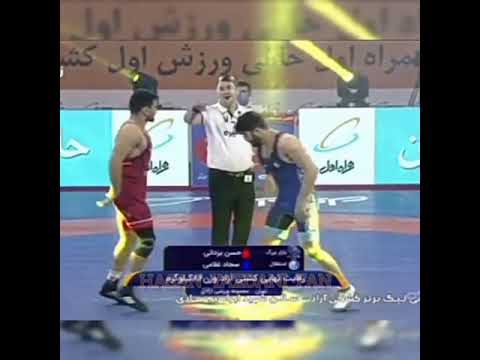 خلاصه کشتی حسن یزدانی و سجاد غلامی لیگ برتر     