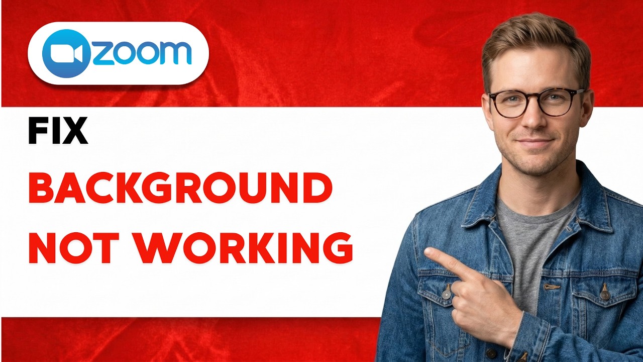 How to Fix Zoom Background Not Working [2026 Full Guide] - YouTube