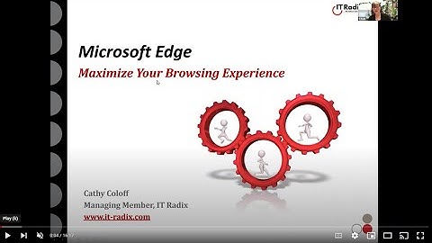 Webinar: Be More Productive with Microsoft Edge