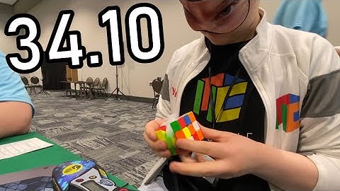 34.10 Official 3x3 Blindfolded Solve! (M2/OP, Overall PB)