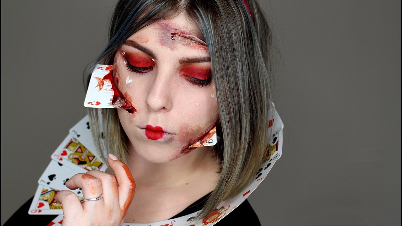 Krvavá Srdcová Královna Halloween Tutorial