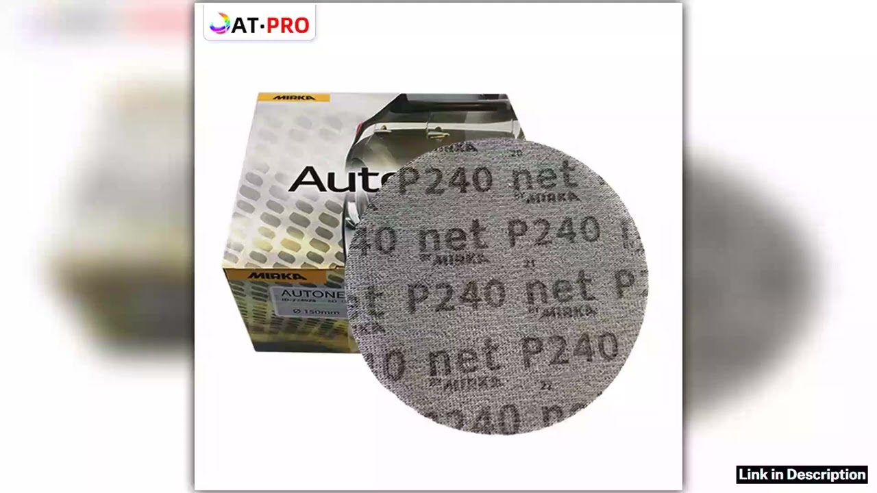 50pcs Mesh Abrasive Dust Free Sanding Tray 6 150mm AntiStick Dry Sanding Paper 80 To 800 Grit