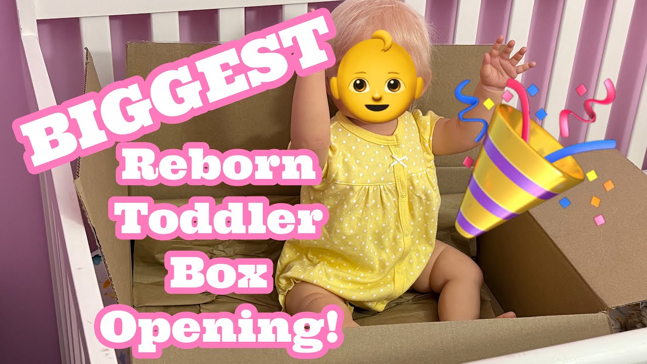 My Biggest Reborn Toddler Box Opening And Name Reveal!