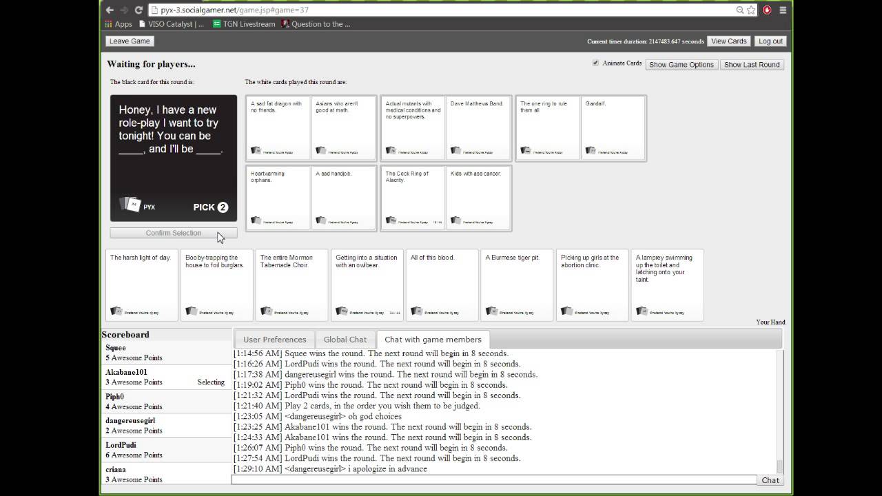Cards Against Humanity Part 19 YouTube