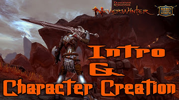 Dungeons & Dragons - Neverwinter Xbox One Intro Movie and Character Creation
