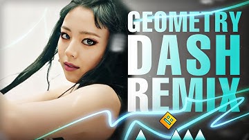 ITZY "Not Shy" (Geometry Dash Remix) M/V