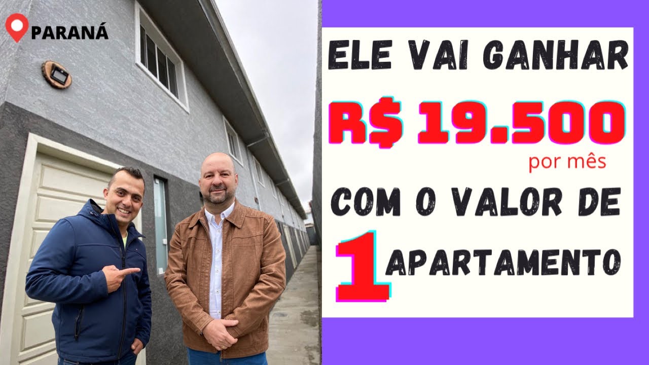 Como transformar sua casa própria em RENDA? O apartamento dele virou 30  KITNETS para aluguel 