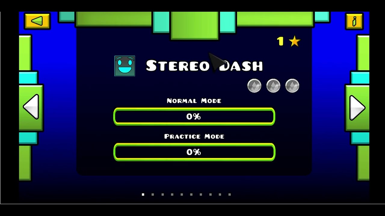 Playing Geometry dash knockoff until I die