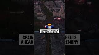 The amount of Spain fans at the parade in Madrid 🤯
