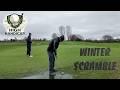 Can We Break 90 In THESE Conditions? (Winter Scramble) Front 9 #golf #golfchallenge