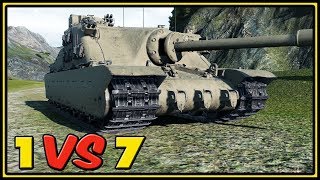 Tortoise - 11 Kills - 1 VS 7 - World of Tanks Gameplay
