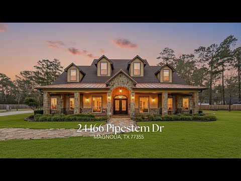 24466 Pipestem Dr, Magnolia, TX home video tour