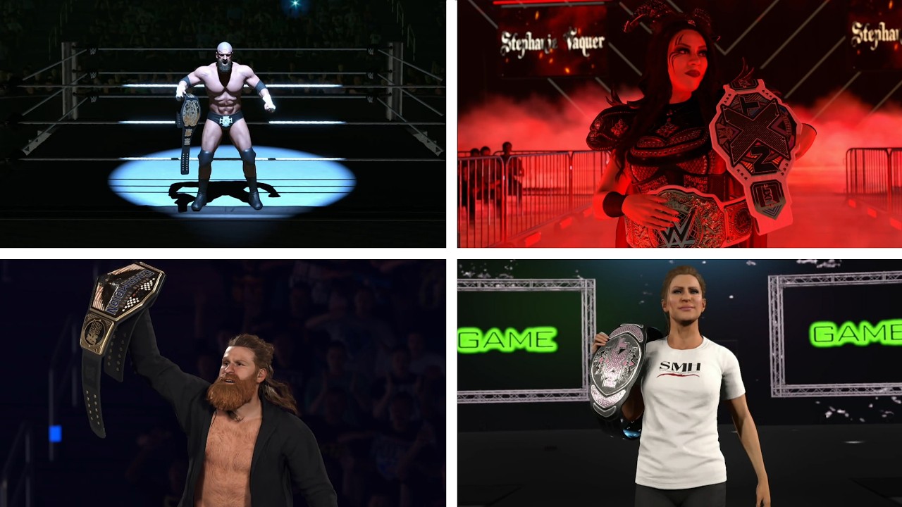 WWE 2K26 Champion Entrances: Triple H, Sami Zayn, Stephanie McMahon, Stephanie Vaquer Double & More