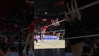 Outside Ends It on 2nd Contact 😳🏐 (No Set Needed)