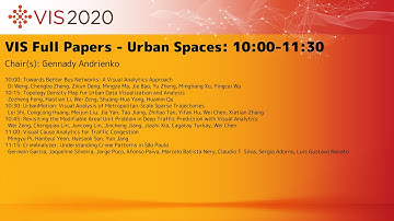 VIS 2020: VIS Full Papers - Urban Spaces