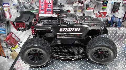Arrma KRATON 1/8 4WD EXtreme Bash Roller Speed Black ARA106053