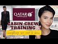 CABIN CREW TRAINING Qatar Airways | Days with Kath