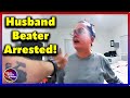 Husband Beater Defies Cops, Faces Capsicum Fury After Hair Pulling Incident!