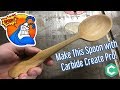 Carbide Create Pro Tutorial - Design and Carve This Wooden Spoon