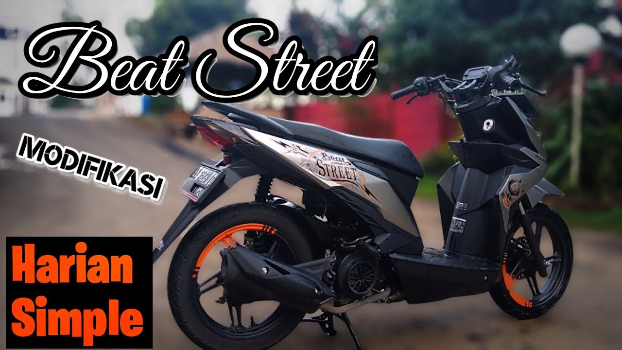 Modifikasi Beat Street Konsep Supermoto Touring Babylook Daily Harian Yang Simpel BONDES MOTOVLOG YouTube