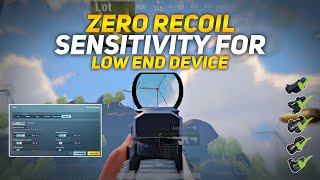ZERO RECOIL SENSITIVITY FOR LOW END DEVICE | REDMI 8A DUAL | EDITED BY @maddy-playz
