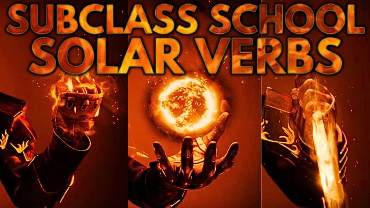 Solar Verbs Explained | Subclass School