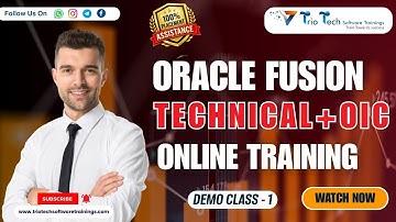 Oracle Fusion Technical + OIC Training | Oracle Integration Cloud Online Training  Demo - 1