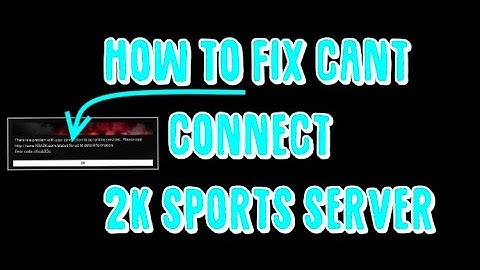 *NEW* HOW TO FIX ERROR ON NBA 2K17! HOW TO CONNECT BACK TO THE SERVERS!!!