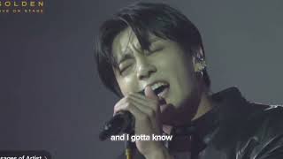 JUNGKOOK - YES OR NO LIVE AT KOREA CONCERT (with lyrics)#bts #kpop #jungkook #music #concerts Resimi