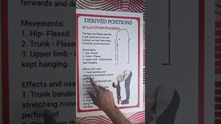 Derived position:  Lax stoop standing #ccpcolachel #education #physiotherapist #physiotherapy