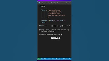 This is a new trick to safely remove "www." from URLs in Python! 😱🔥 #coding #python #programming